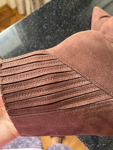 botinkalar cəkmələr: Charles&Keith, Ölçü: 37, rəng - Qəhvəyi, İşlənmiş — 8
