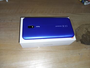 коробка redmi: Xiaomi, Redmi 8A, Б/у, 32 ГБ, цвет - Синий, 2 SIM