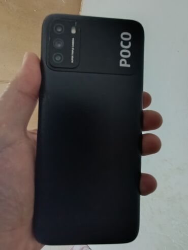 телефон 9с: Poco M3, Б/у, 64 ГБ, цвет - Красный, 2 SIM