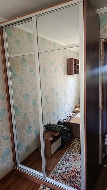 Шкаф-купе с зеркальными раздвижными дверями - Корпус: ЛДСП под