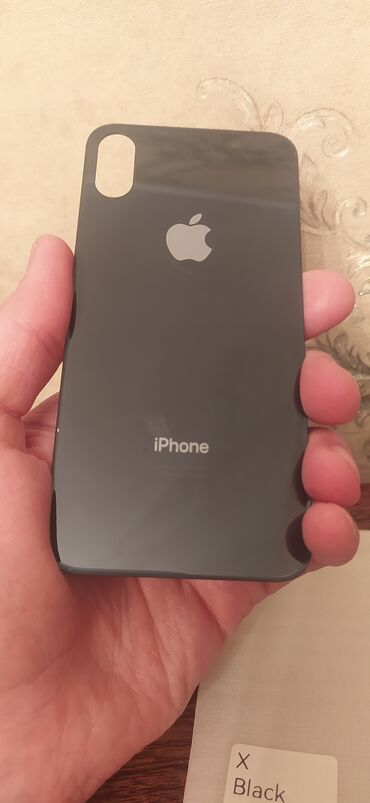 telefon hissleri: Arxa şuşe iPhone X
tezedi upakovkada