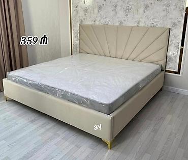 Çarpayılar: Mebel dəsti – yumşaq başlıqlı iki nəfərlik çarpayı - Ölçü: king-size — 1