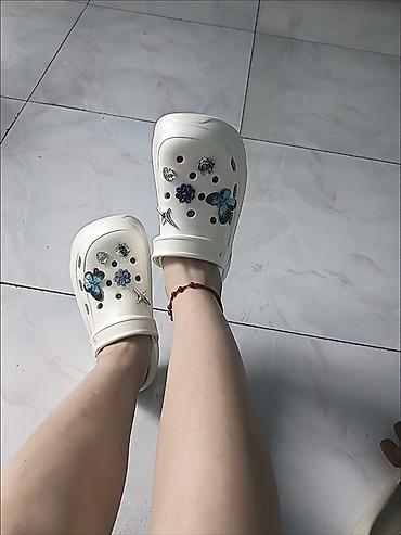 джиббитсы: Сабо, 38, 39, Crocs, Новый, цвет - Белый, Самовывоз — 2