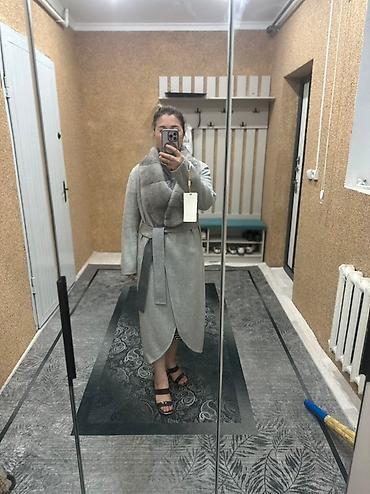 Сырт кийим: Пальтолор, Халат, Күз-жаз, Драп, Тизеден, Куру менен, XL — 3