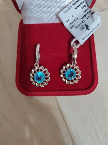 серебро с: Серебряные серьги, Проба 925, Женские