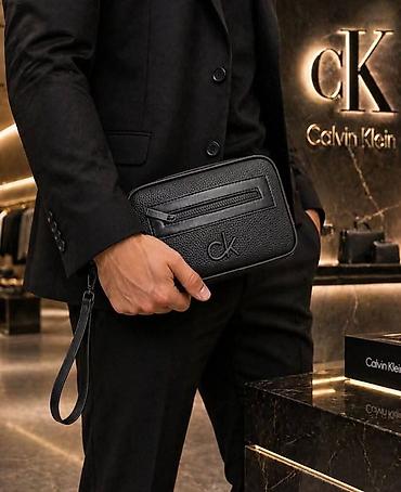 louis vuitton replike: Muška ručna torbica (clutch) – crna, elegantna, od teksturirane — 1
