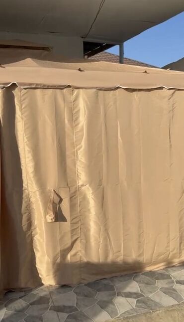 Naveslər, markizlər: Bağ/veranda üçün qapalı çardaq (pavilon) - Rəng: bej - Dördbucaqlı — 5