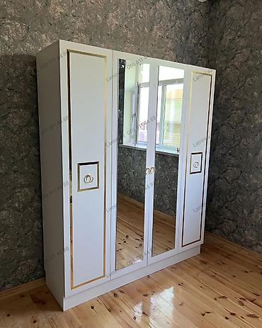 Мебель: 4 Qapılı Dolab Standart ölçülü otaqlar üçün ideal həcmə malik — 1