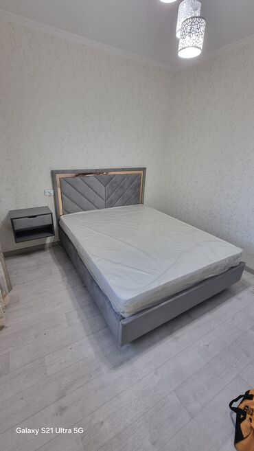 Двуспальные кровати: Двуспальная кровать, Новый, С мягкой обивкой, длина - 200 см — 3