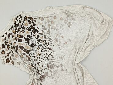 bluzka damska z kotem: Women's blouse, size One size