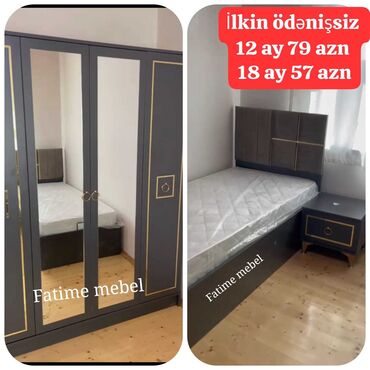 mebellər ikinci əl: Təknəfərlik çarpayı, Dolab, Yeni