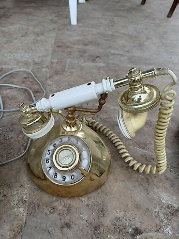 simli telefonlar: Məhsul: Retro fırlanma diski ilə masa telefonları, dekor kimi istifade — 7