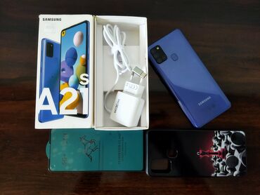 firyus berde v Azərbaycan | Salon кresloları: Samsung Galaxy A21S | 64 GB rəng - Mavi | Sensor, Barmaq izi, İki sim kartlı