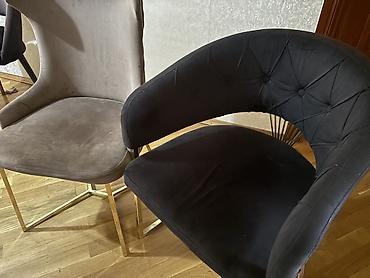 set mebel: İki ədəd dizayn kreslosu - Model: Müasir lounge/mətbəx kresloları (2 — 4