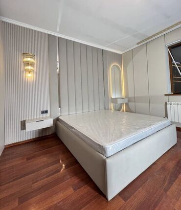 Спальные гарнитуры: Спальный гарнитур, Двуспальная кровать, цвет - Бежевый — 4