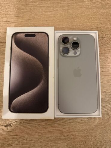 ipone 11 pro max: IPhone 15 Pro, 128 GB, Natural Titanium, Face ID