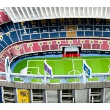 Ostale igračke: 3D Puzzle stadion FK Barselona Nou camp3000 din 3D slagalica — 3