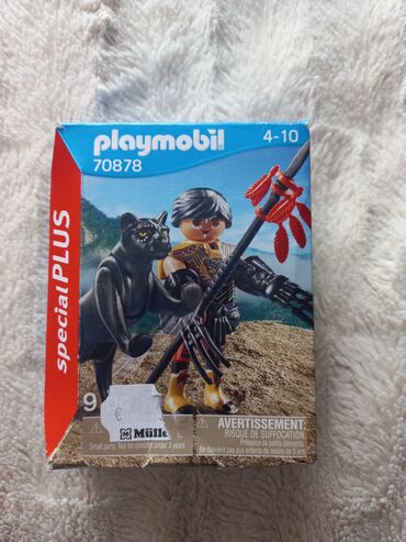 pokemon kugla igracka: Playmobil #70878 Special Plus Warrior with panter, 4-10. Made in Malta