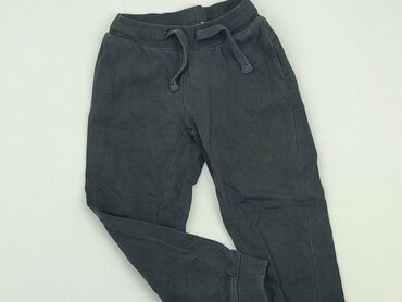 spodnie dresowe niebieskie: Spodnie dresowe, 5-6 lat, 110/116, stan - Dobry