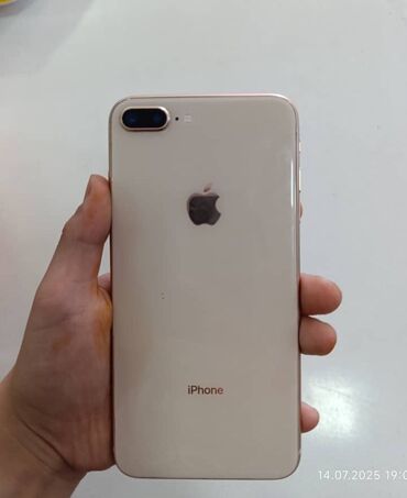 телефоны в рассрочку без банка ош: IPhone 8 Plus, Колдонулган, 64 ГБ, Matte Gold, Каптама, 84 %