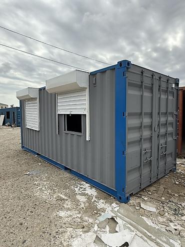 Metal karkaslı konteyner otaq - Ölçü: təxmini 20 fut (şəkillərdə