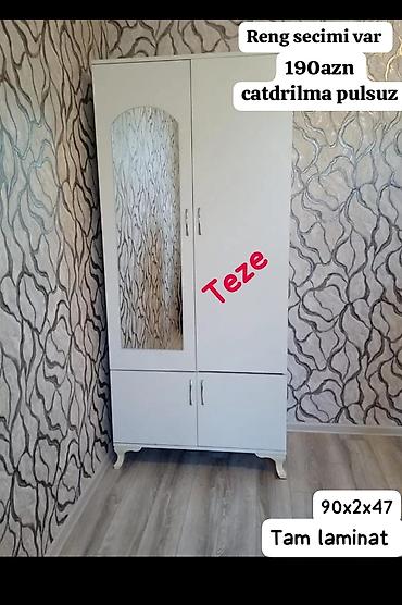 Dolab-asılqanlar: *2Qapılı Dolab 160Aznden baslayr qiymətlər 💥* ✔️ Tam Laminat 🚨Yalnız — 3
