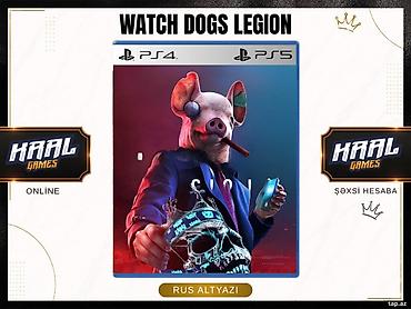PS4/PS5 üçün "Watch Dogs: Legion" oyunu 👑 PS4 və PS5 üçün Watch Dogs