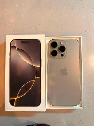 IPhone 16 Pro, 128 GB, Natural Titanium, Face ID
