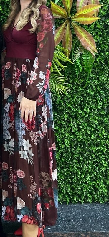 uzun koynekler: Вечернее платье, Макси, Twinset, S, M