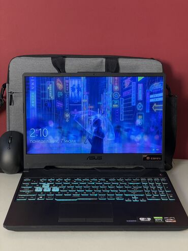 арендовать компьютер: Ноутбук, Asus, 16 ГБ ОЗУ, AMD Ryzen 5, 15.6 ", Б/у, Для несложных задач, память SSD