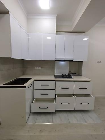 Кухонные гарнитуры: Кухонный гарнитур, Новый, цвет - Серый, МДФ, Бесплатная доставка — 16