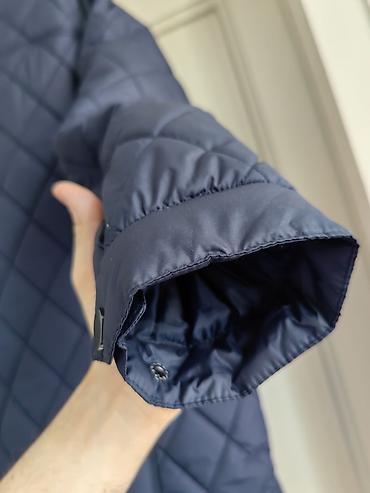 Jakne za prelazni period: Muška prošivena jakna, tamnoplave boje - Kroj: klasičan, srednje — 6