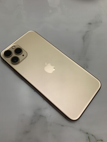 Apple iPhone: IPhone 11 Pro, Скидка 10%, Б/у, 64 ГБ, Золотой, 82 %