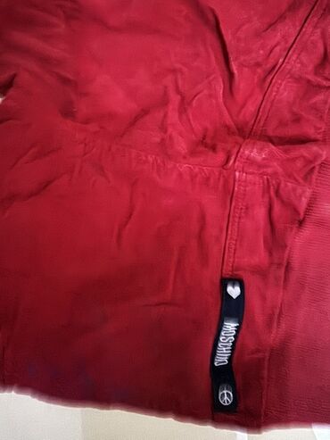 Şalvarlar: Şalvar, Moschino, 2XS (EU 32), rəng - Qırmızı