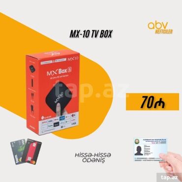 tv klaviatura: Yeni Smart TV boks TV box 4 GB / 64 GB, Android, Ödənişli çatdırılma
