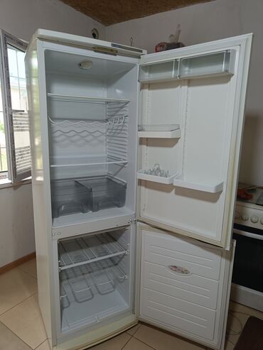 холодильник 2 камерный: Холодильник Atlant, Б/у, Side-By-Side (двухдверный), De frost (капельный), 60 * 170 * 60