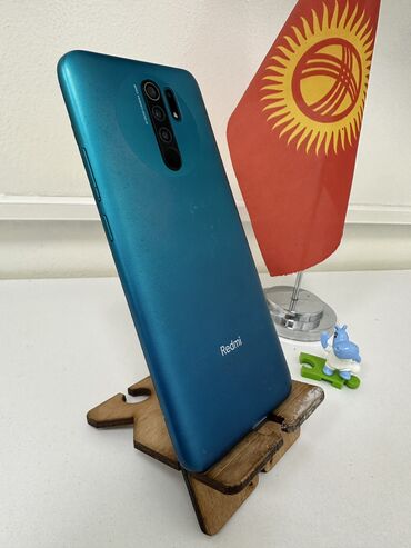 xiaomi телефоны: Xiaomi, Redmi 9, Б/у, 64 ГБ, цвет - Зеленый, 2 SIM