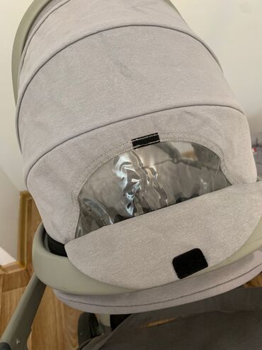 Коляски: Коляска, цвет - Серебристый, Б/у — 7