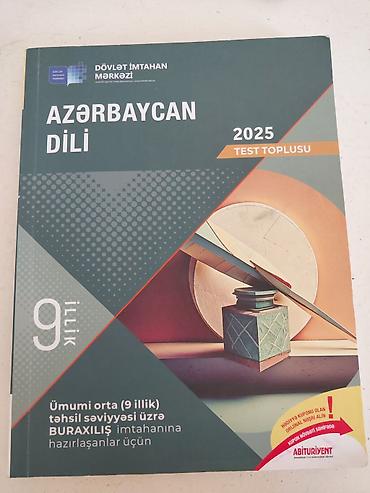 turk kitabları: Məhsul: “Azərbaycan dili – 2025 Test Toplusu” (9 illik) Təsvir: - — 1