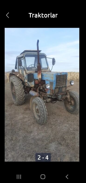 kənd təsərrüfatı texnikalari: Traktor Belarus (MTZ) MTZ 80, 1990 il, 80 at gücü, motor 4.5 l, İşlənmiş