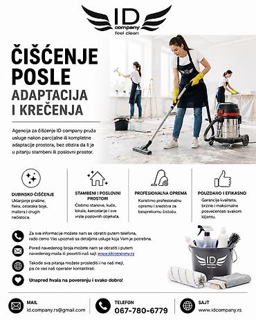 torte za molere: Čišćenje posle adaptacija i krečenja Agencija za čišćenje ID company — 1