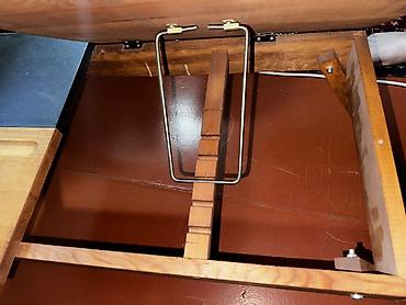 study table: Складной столик-трансформер из массива дерева для работы и еды в — 4