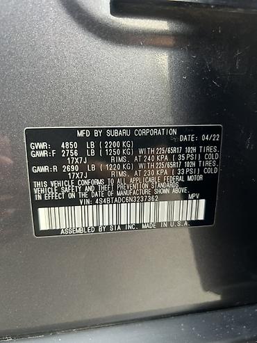 outback: Subaru Outback: 2022 г., 2.5 л, Бензин, Универсал — 5