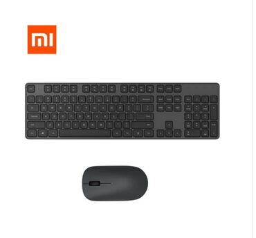 Другие аксессуары для фото/видео: Комплект клавиатура + мышь Xiaomi Mi wireless keyboard and mouse set