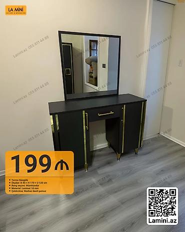 Siyirməli, Polkalı, Mat laminat, Kredit yoxdur, Pulsuz quraşdırılma