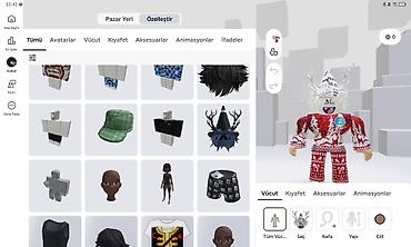 kalem: Roblox hesabı – çoxlu ödənişli aksessuar və geyimlərlə dolu kolleksiya — 4
