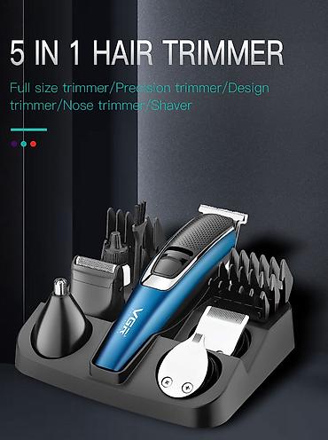 VGR 172 - Universal Trimmer dəsti 5in1 / 600mah . Təsviri: Taraş