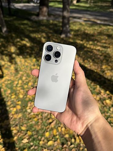 IPhone 15 Pro, Б/у, 256 ГБ, Natural Titanium, 100 % at lalafo.kg IPhone 15 Pro, Б/у, 256 ГБ, Natural Titanium, 100 %