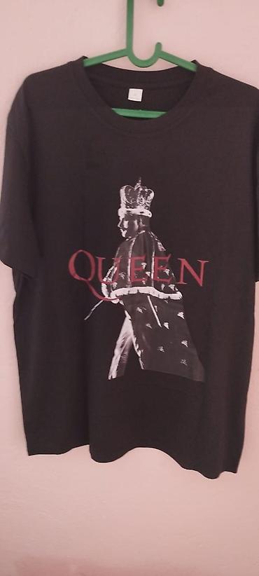 сүннөт кийим: Футболка с принтом Queen - Цвет: черный - Принт: крупная надпись — 1