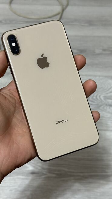 iphone xs 64gb бишкек: IPhone Xs Max, Колдонулган, 256 ГБ, Matte Gold, 100 %